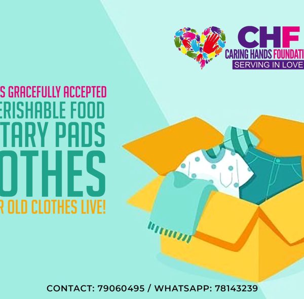 Clothes, Sanitary Pads and Food Parcels Donation project